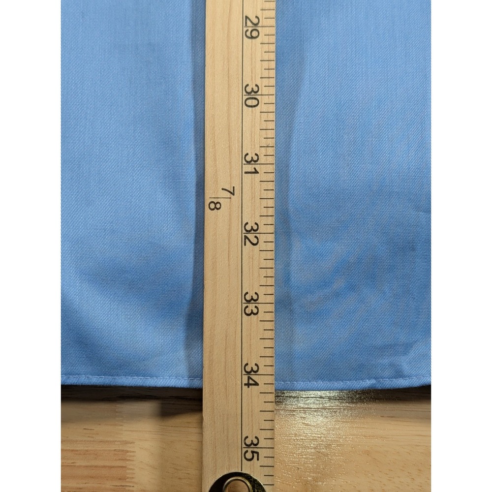 Van Heusen Flex Big Fit Dress Shirt Mens 5XL 22 34-35 Blue Frost Wrinkle Free - Picture 7 of 7
